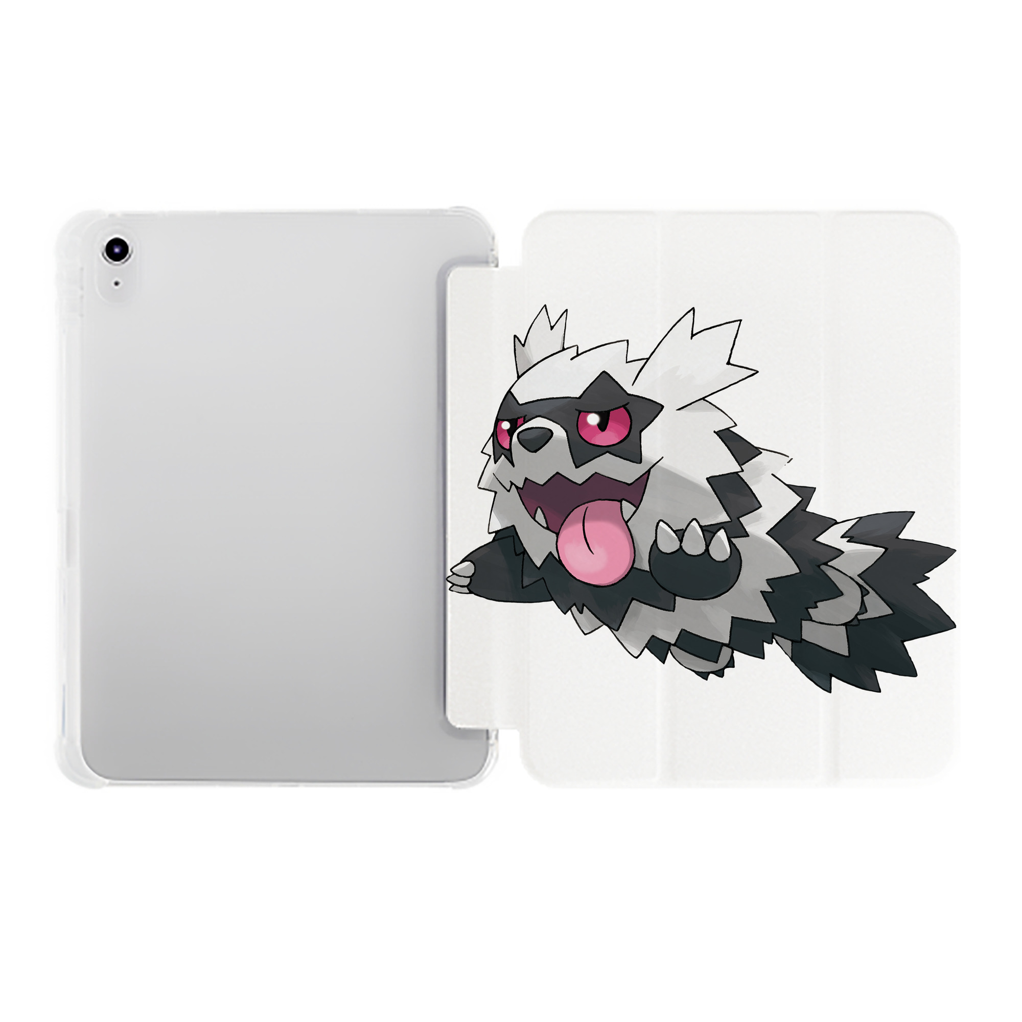 （画像用） ポケットモンスター Pokémon IPad ケース ペン収納付き 三つ折りスタンド PUレザー×シリコン 対応機種9.5/10.5/10.9インチ